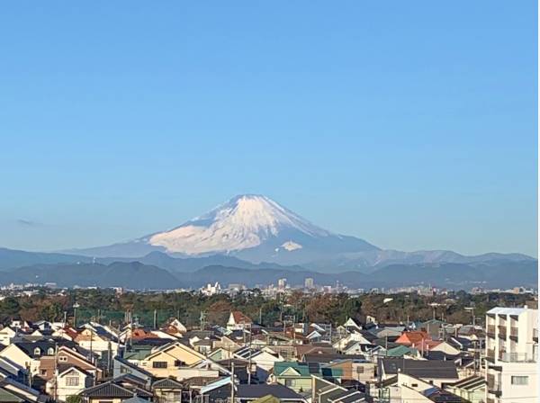 廊下側からは富士山ドーン！