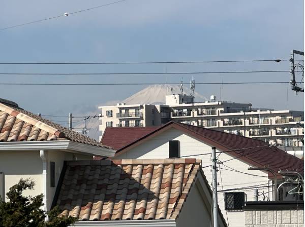 バルコニーからは富士山が望めました