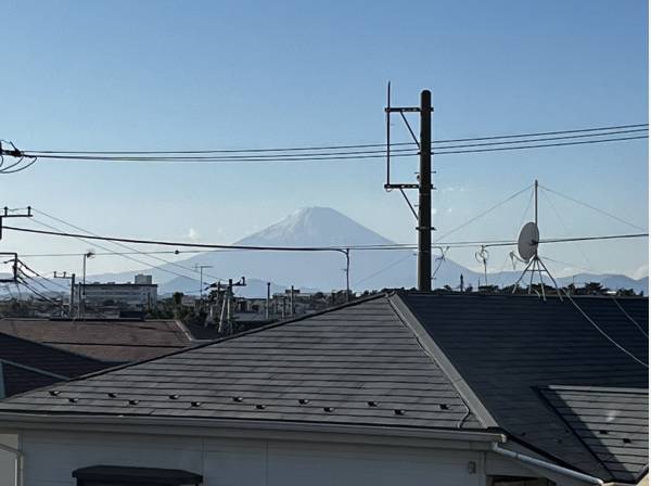 富士山を眺めることができます。