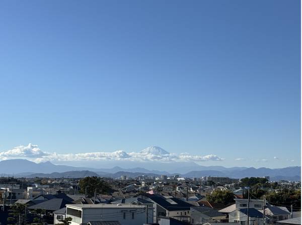 辻堂の街並み、そして富士山を望む気持ちの良い眺めが待っています