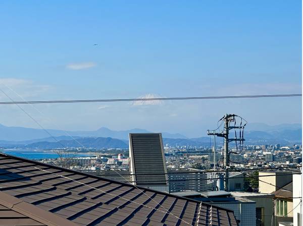 ルーフバルコニー高さから富士山を遠望します！