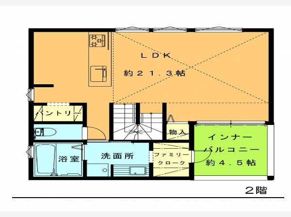 2階間取り図