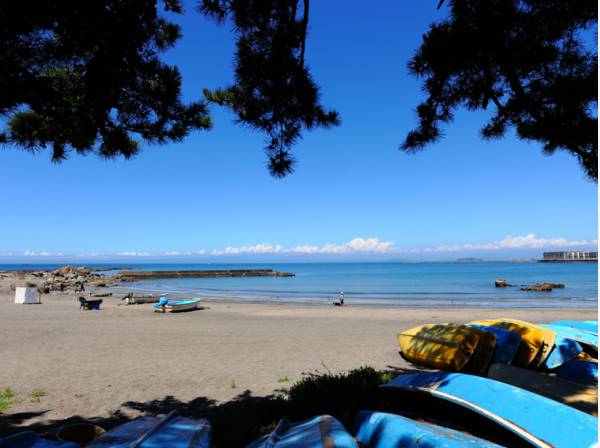 山の緑はもちろん、海の青さも享受できる暮らし(約1.1ｋｍ)