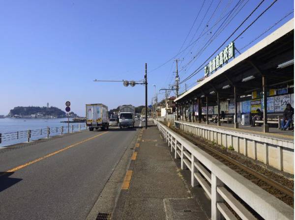 江ノ島電鉄線「鎌倉高校前」から徒歩約5分の駅近！