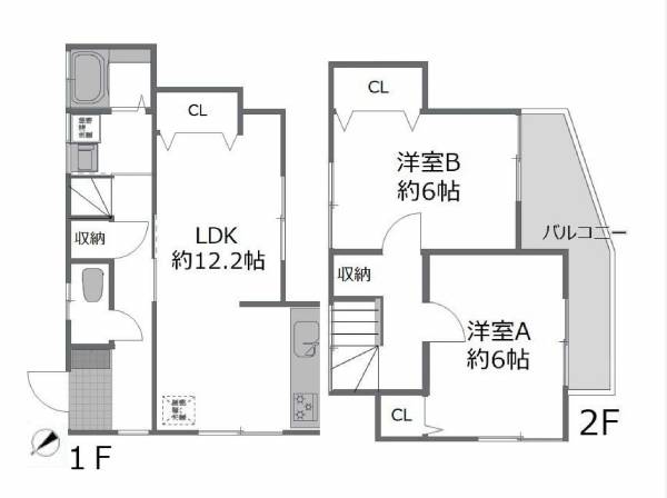 間取図。