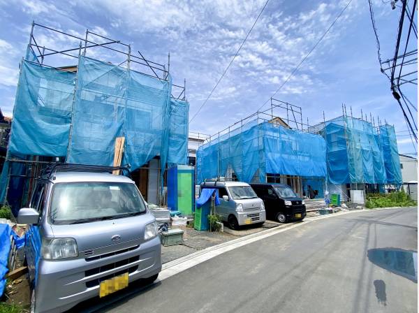 建物建築中 完成が楽しみですね♪