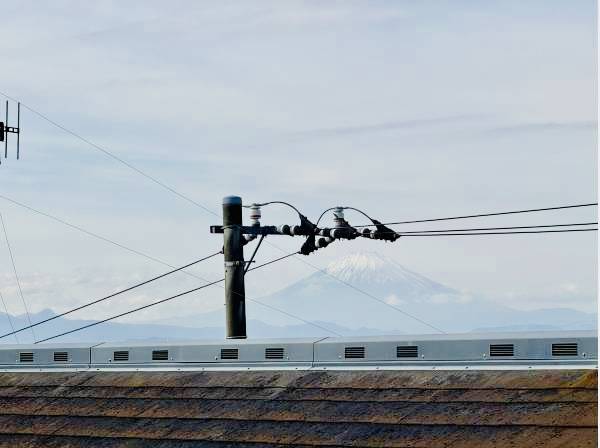 富士山と海を眺望