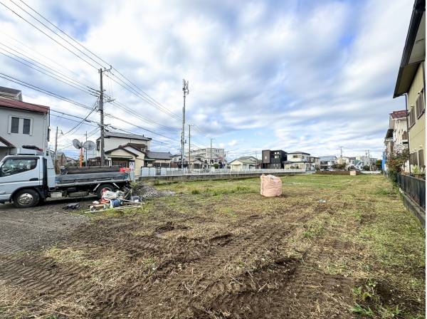 空を広く味わえる閑静な場所