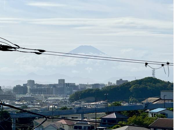 富士山がしっかりと見えました