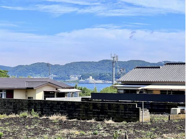 敷地内から海が望めます