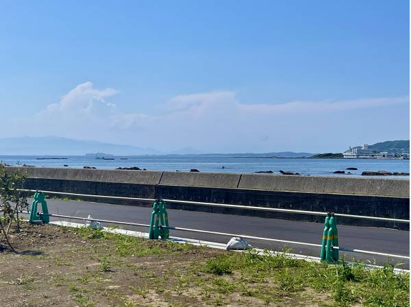 江の島を望むロケーション