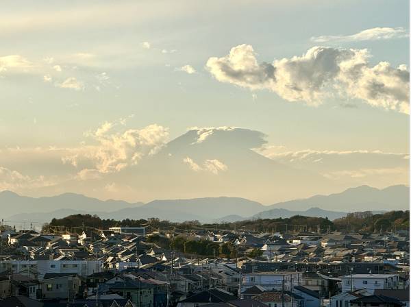 迫力ある富士山が見えました！！