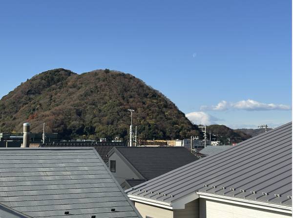 ルーフバルコニーから富士山と緑を感じます