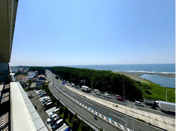 茅ヶ崎〜江ノ島方面の眺め