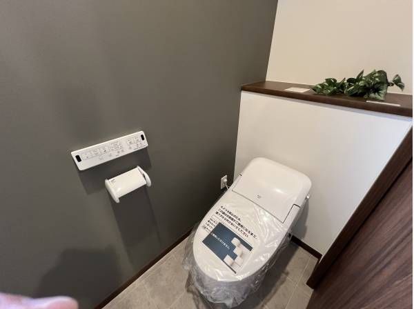 一体型のトイレです