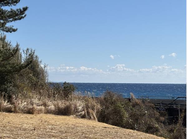 海はすぐそこ！水平線、青い海を望むロケーション