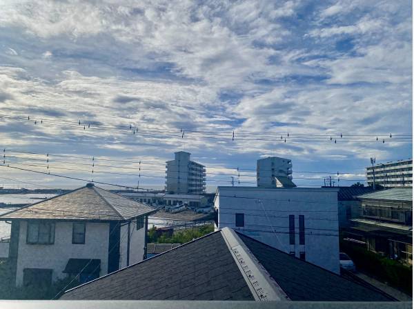 天気が良いと富士山がドンっと見えます。